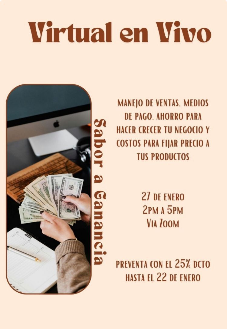 Flyer Sabor a Ganancia