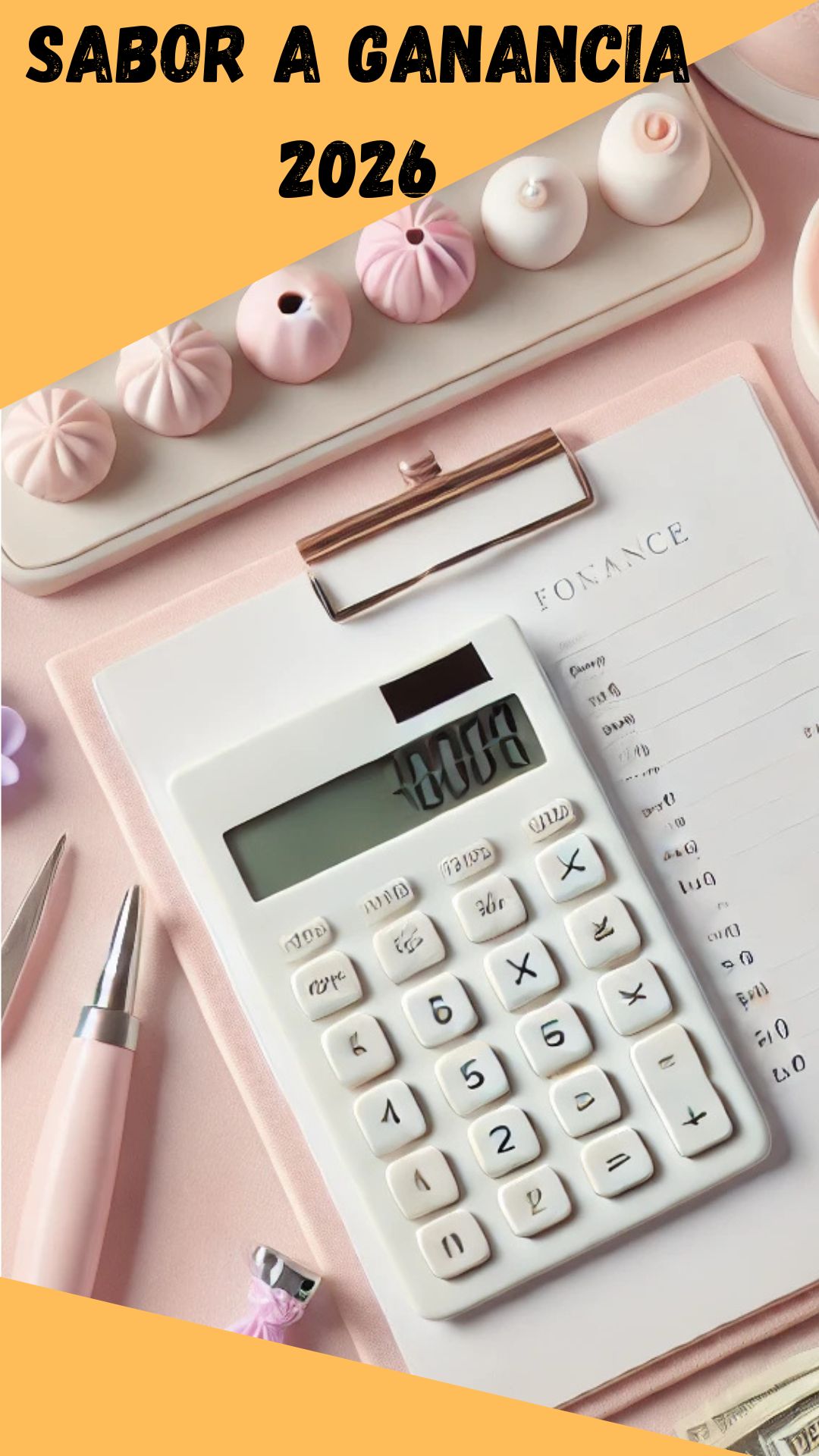 Sabor a Ganancia 2026 – Clase de Costos en Pastelería Artística